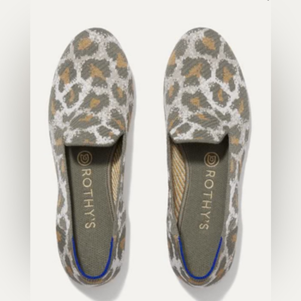 Rothy’s leopard “smoke spot” size 7.5